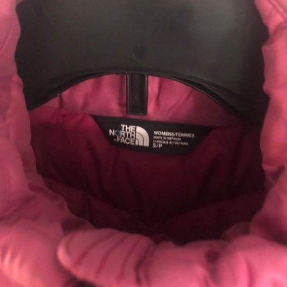 North Face Down 550 Puffer Vest Pink - Picture 2 of 5